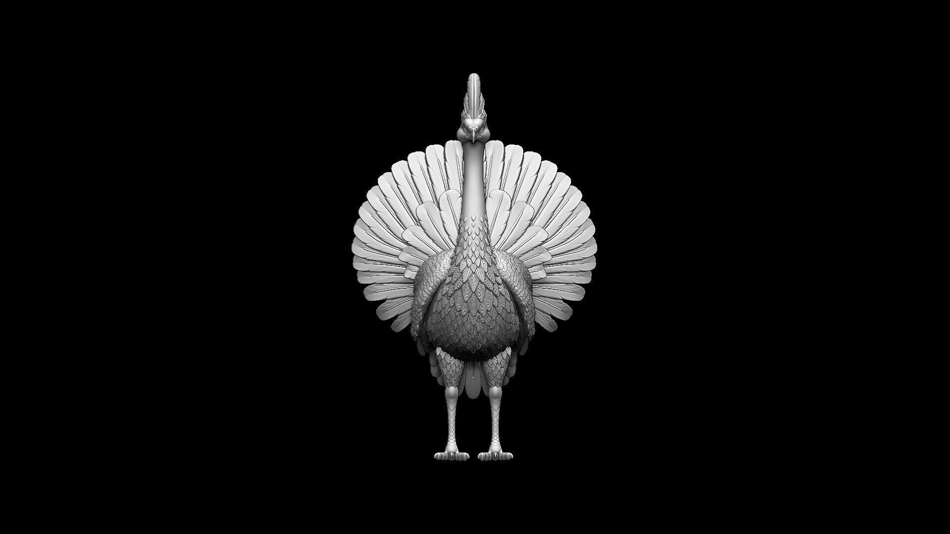 fantasy bird 3D print model_14