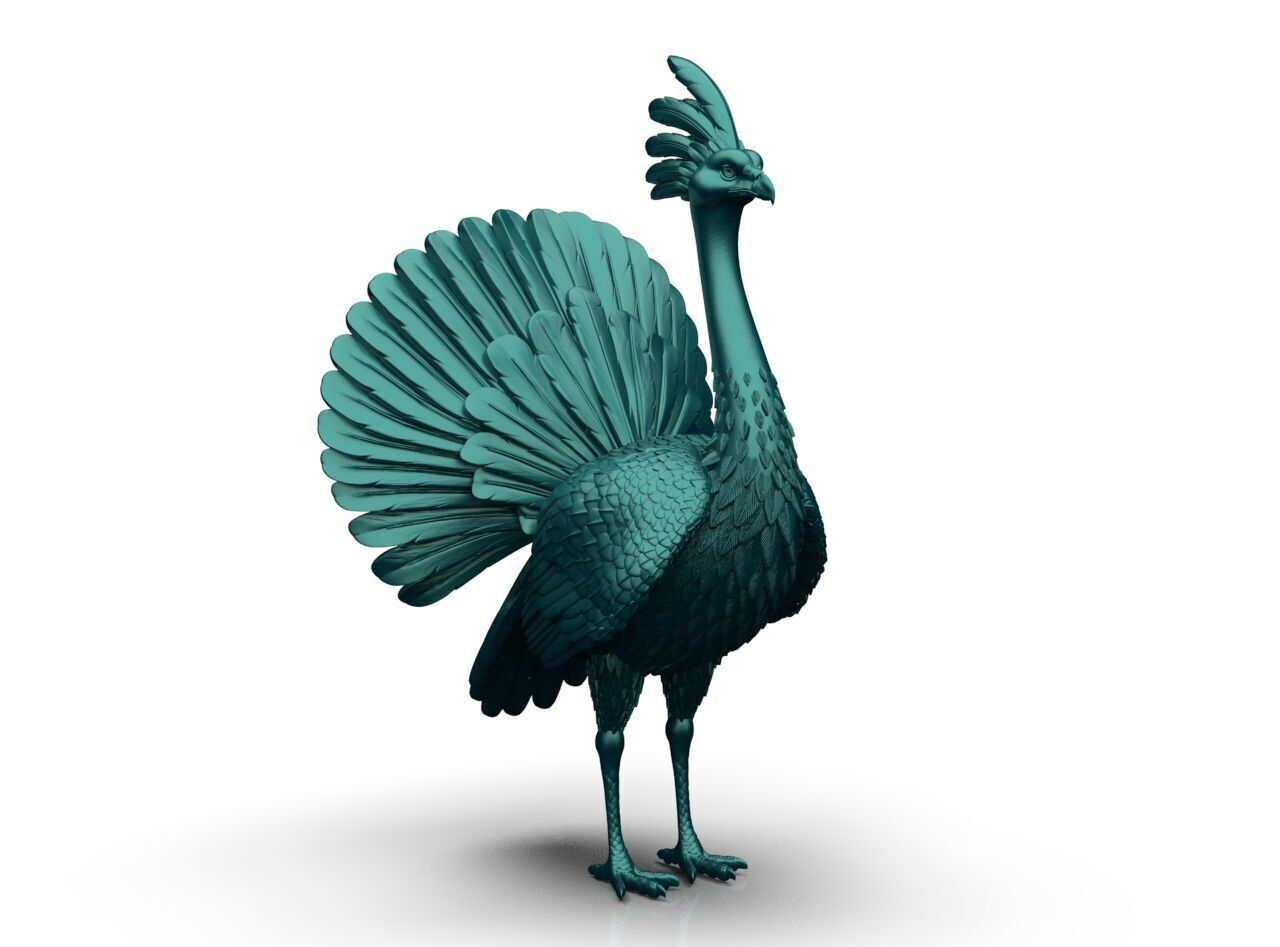 fantasy bird 3D print model_4