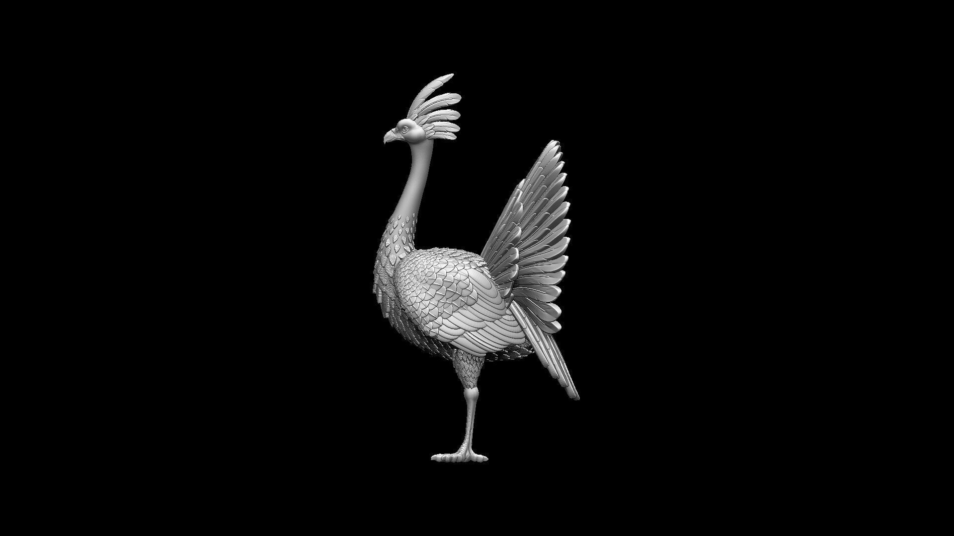 fantasy bird 3D print model_17