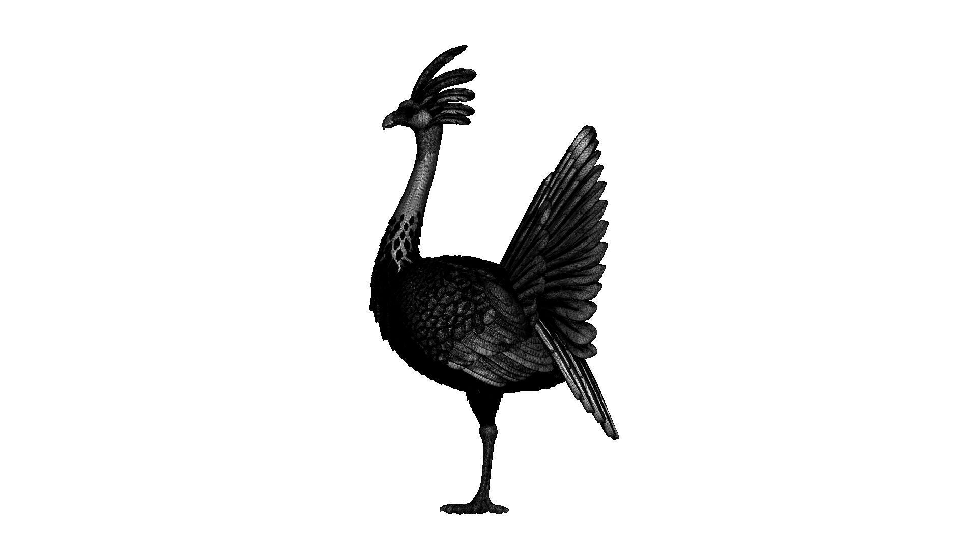 fantasy bird 3D print model_9