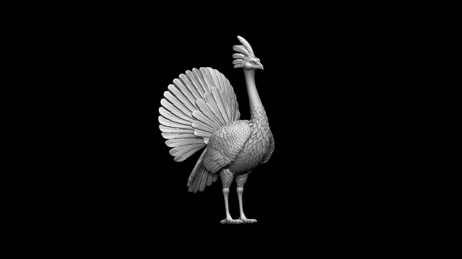 fantasy bird 3D print model_20