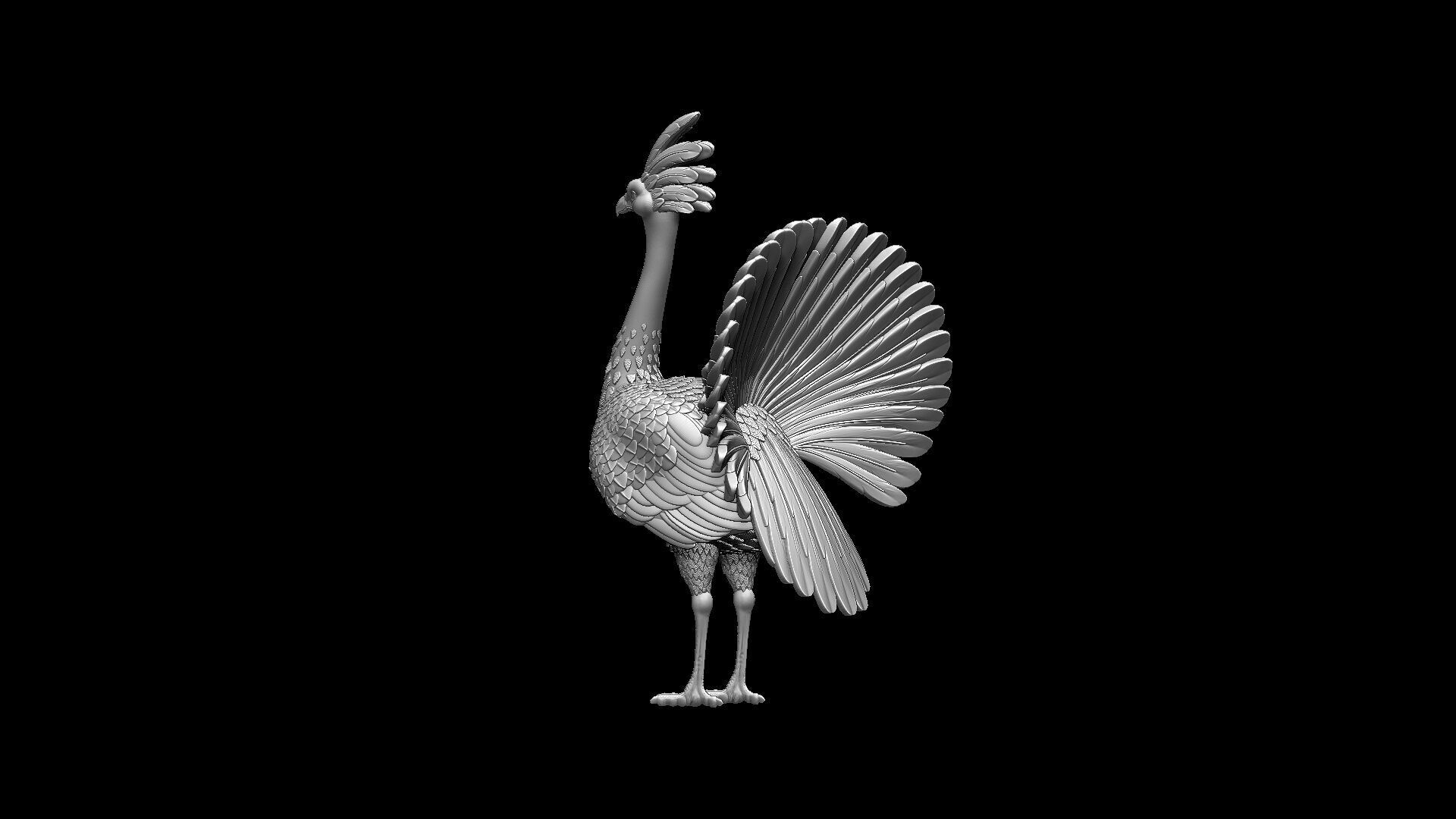 fantasy bird 3D print model_10