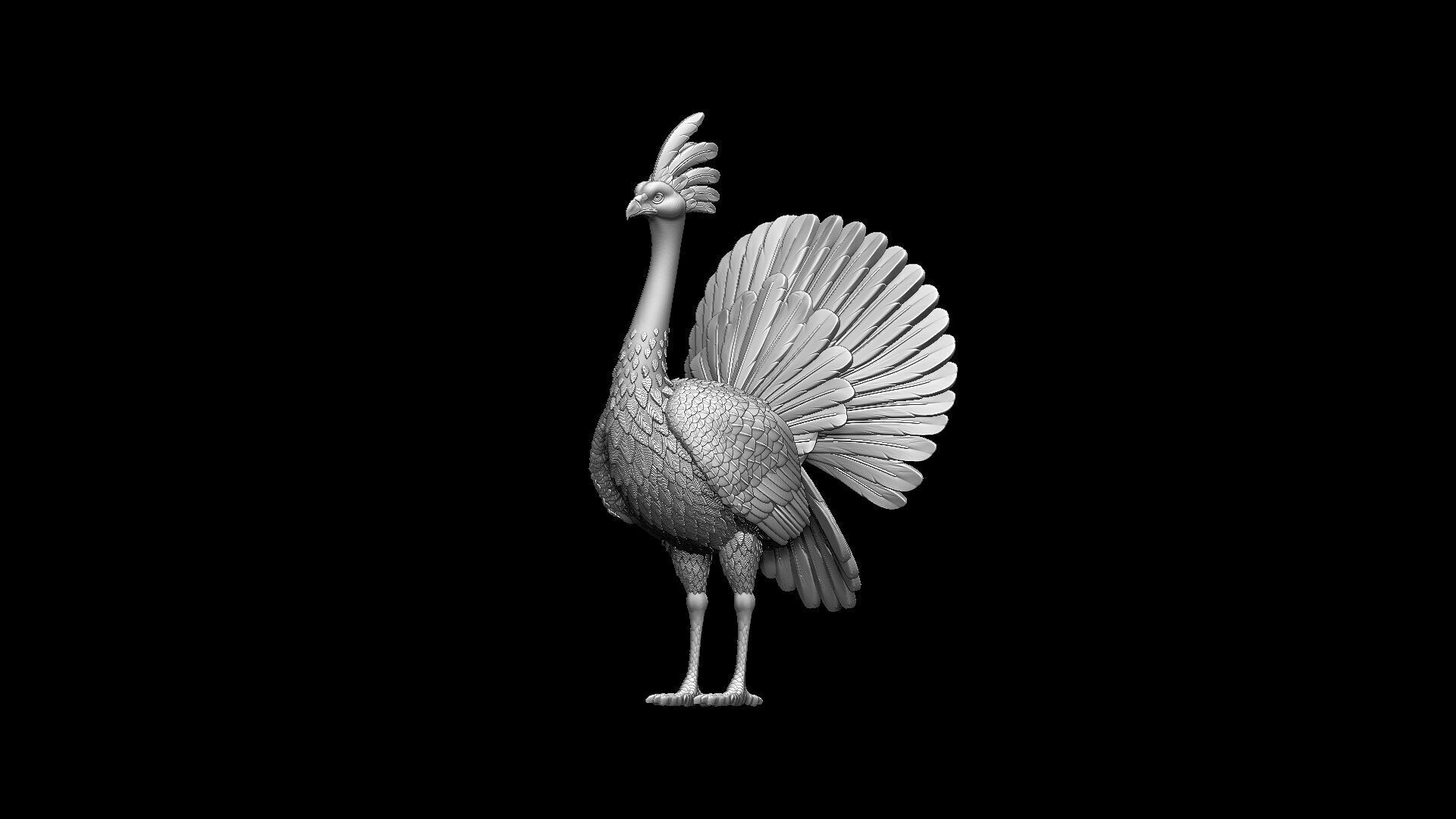 fantasy bird 3D print model_15