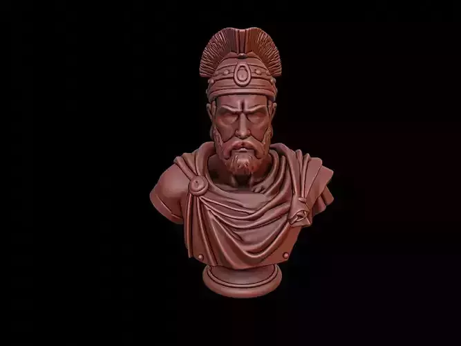 Roman General Bust