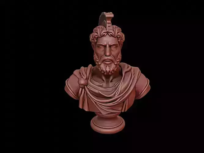 Roman General Bust