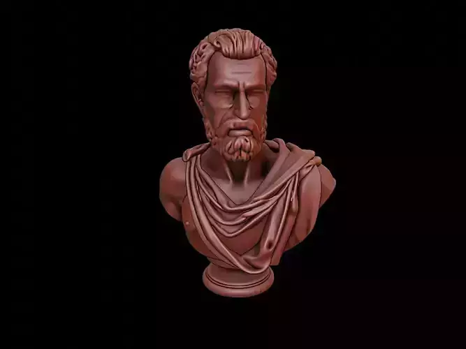 Roman Senator Bust 3D print model