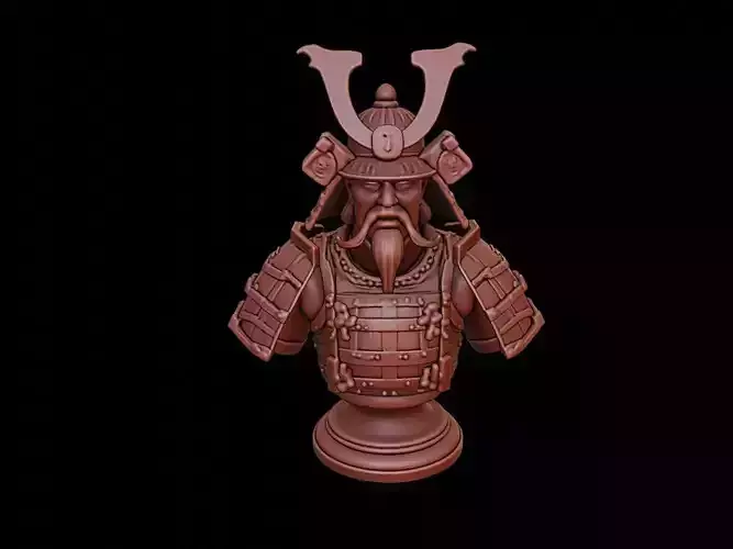 Samurai Daimyo Bust