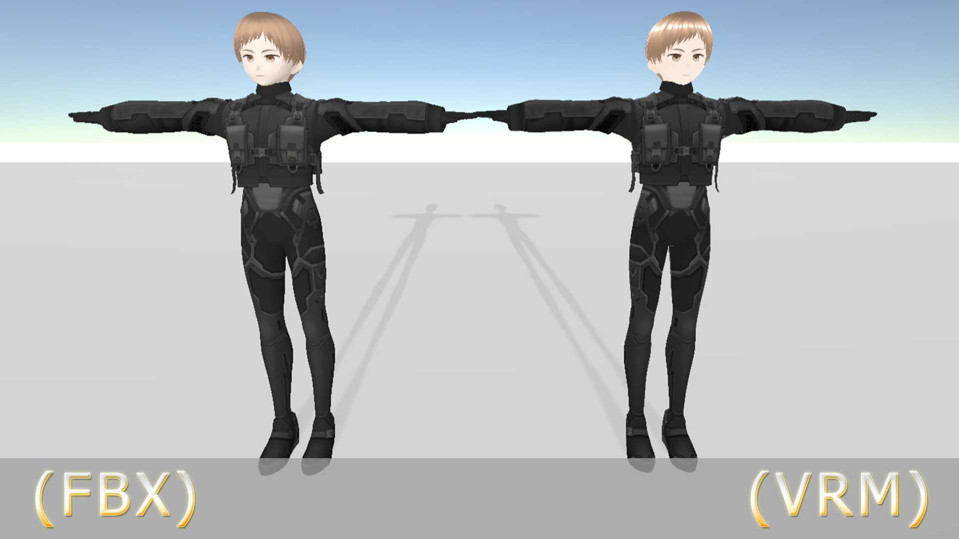 Anime Character - Armor Male 3D model_2