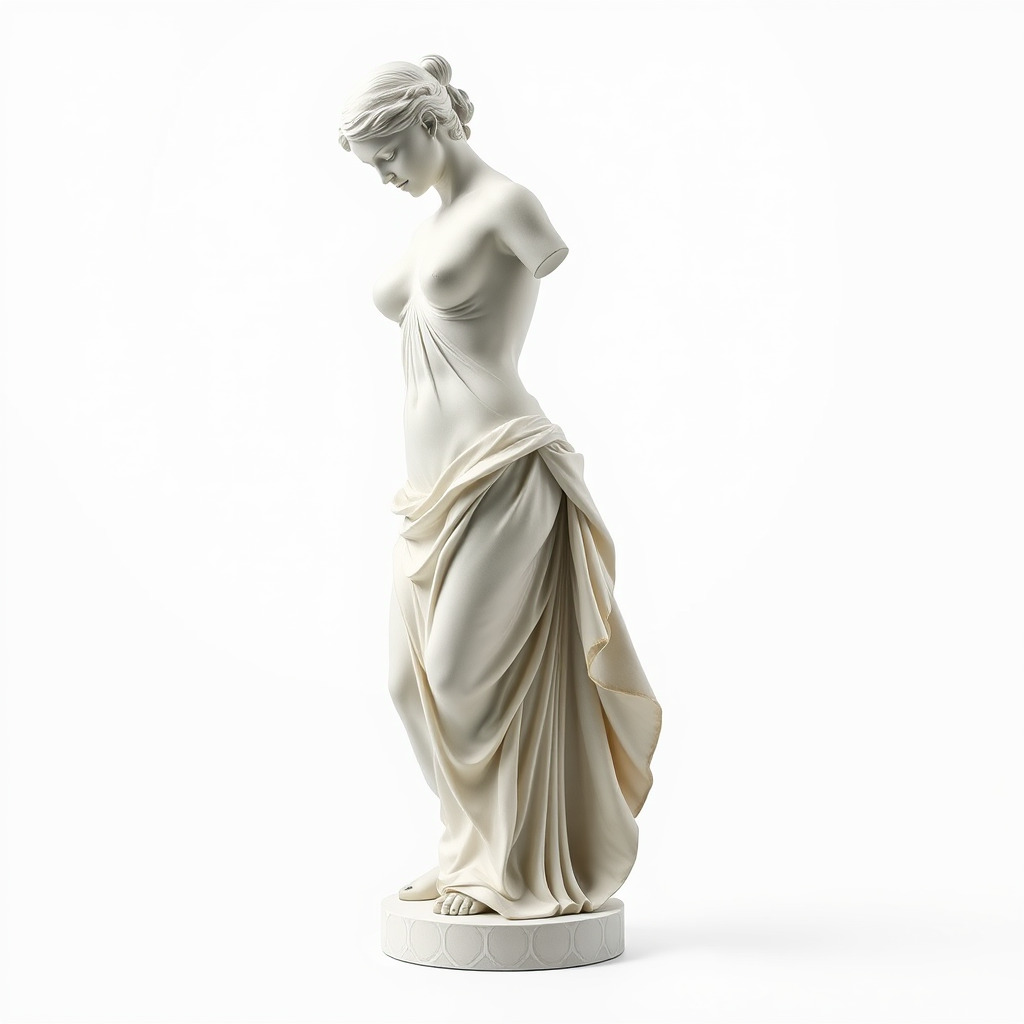Venus de Milo Sculpture 3D model pack Low-poly 3D model_4