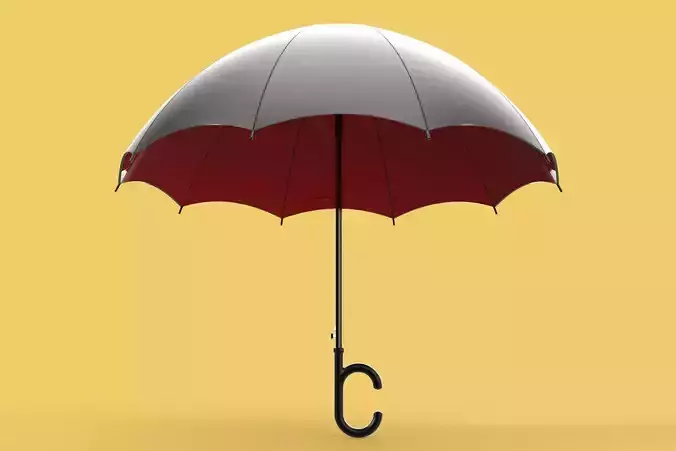 REVERSE C SHAPE HANDLE STICK INVERTED UMBRELLA AUTO OPEN FOLDING