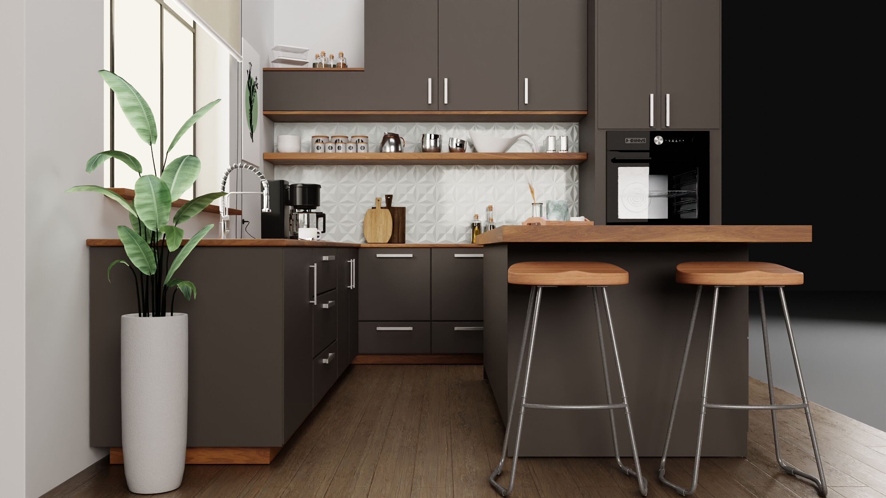 Kitchen 3D model_2