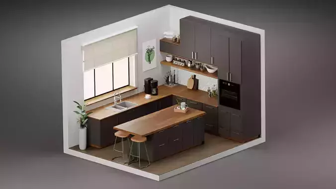 Kitchen 3D model