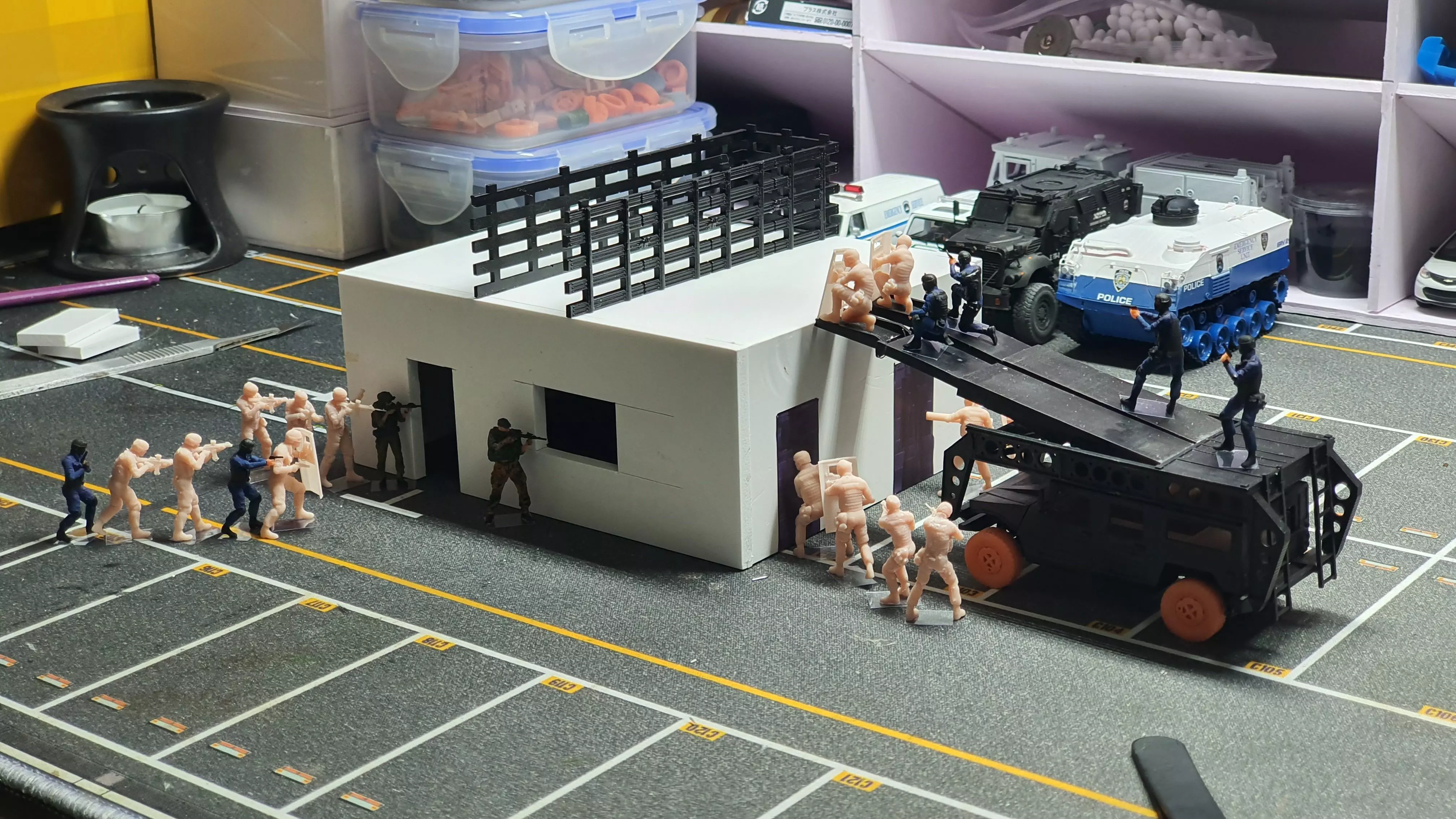 Uro Vamtac S3 in use with GEO in counter terrorism role 3D print model_0