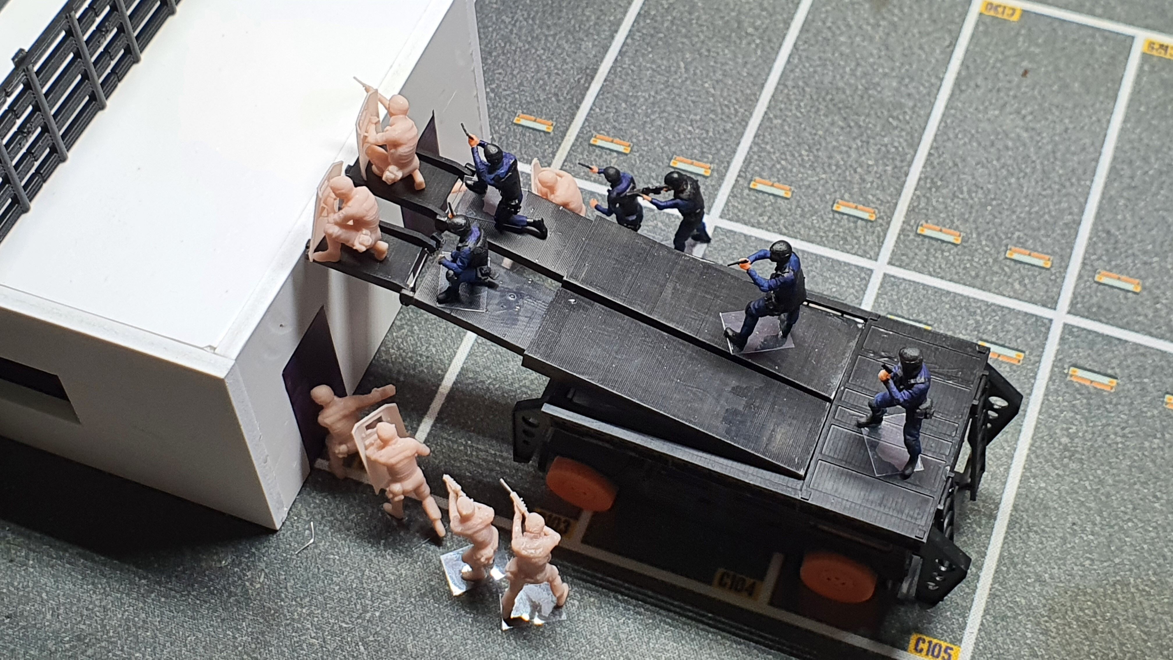 Uro Vamtac S3 in use with GEO in counter terrorism role 3D print model_3