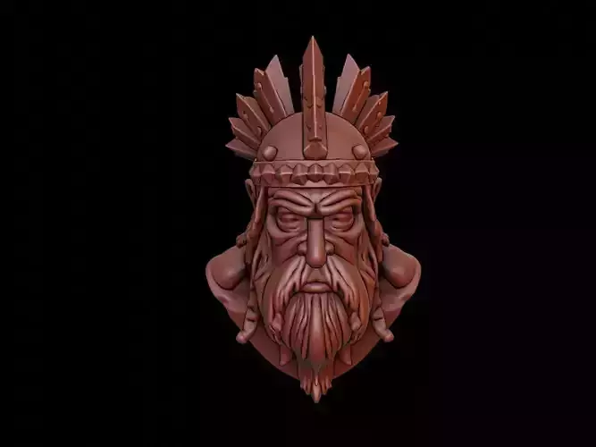 Tribal Chieftain Bust