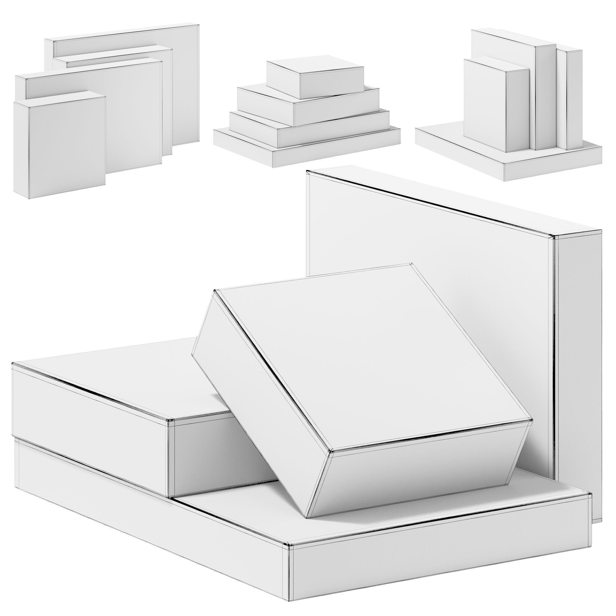 Board Games Pack 16 3D model_1