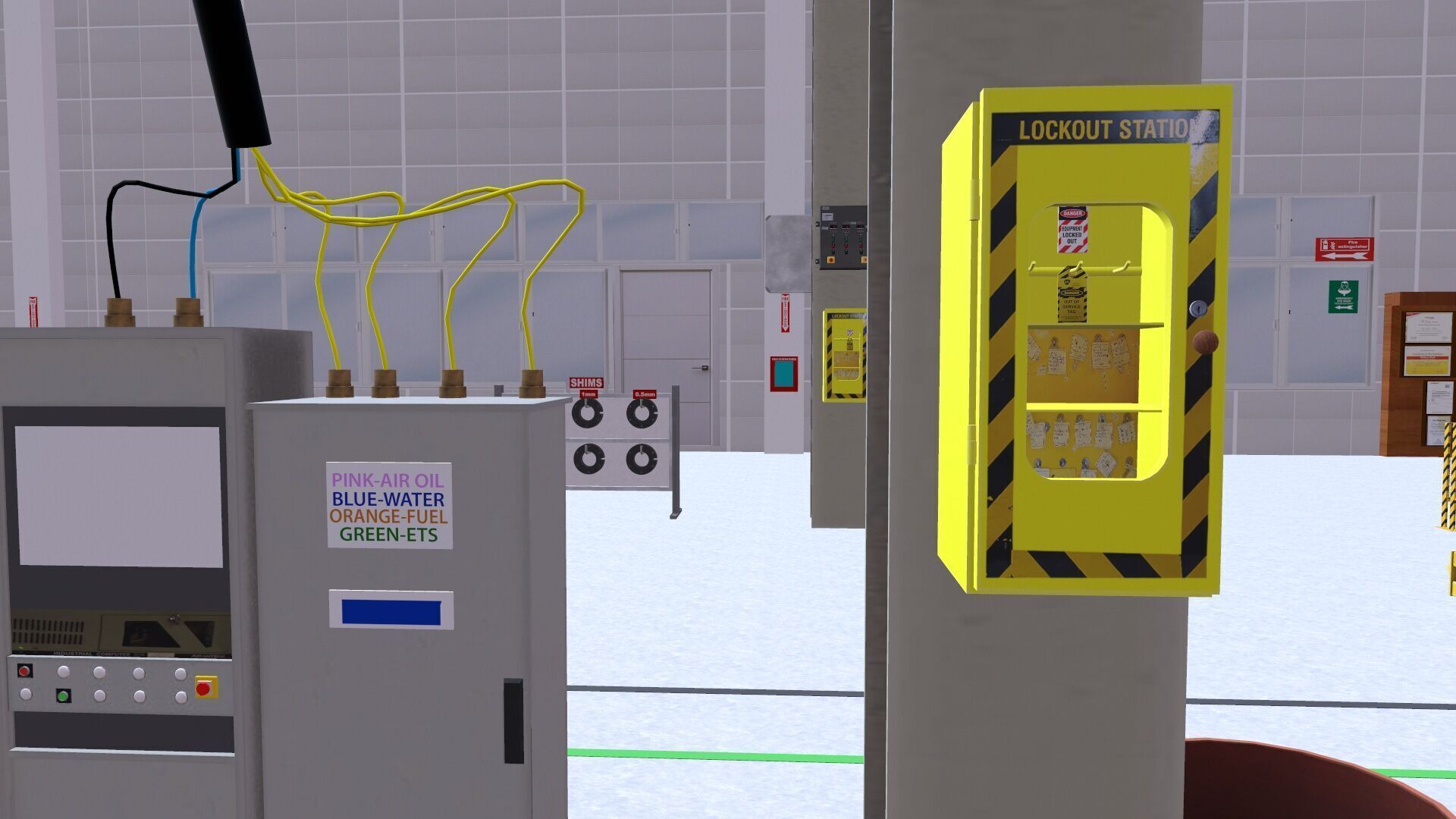 Industrial Warehouse Low-poly 3D model_6