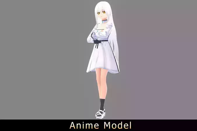 Anime Character - Eve-Princess 3D model