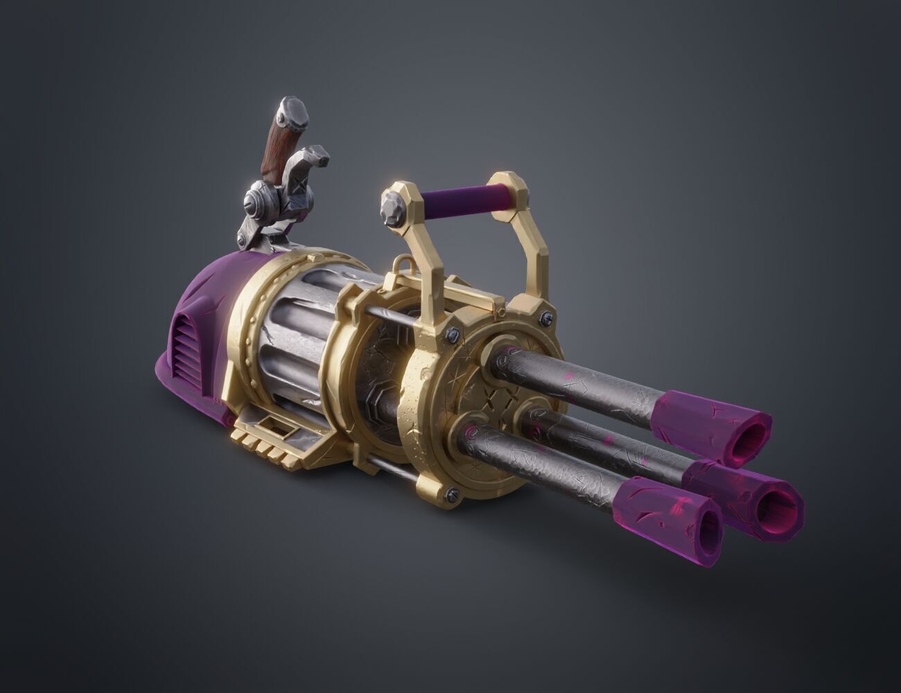 Jinx Pow-Pow Minigun - Arcane 3D print model