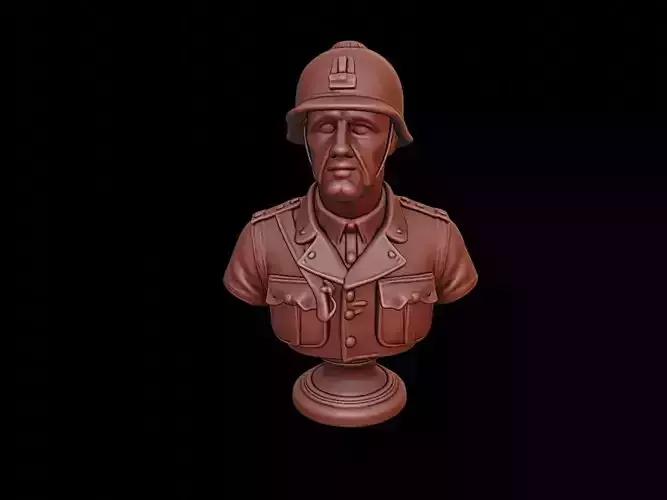 WW2 Soldier Bust