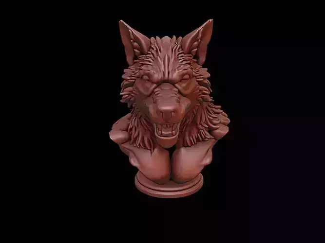 Werewolf Bust