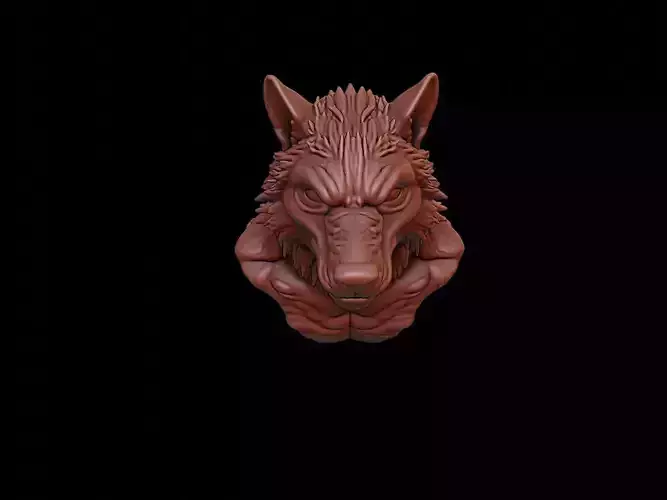 Werewolf Bust
