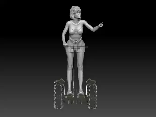 Tourists on Segway girl 2