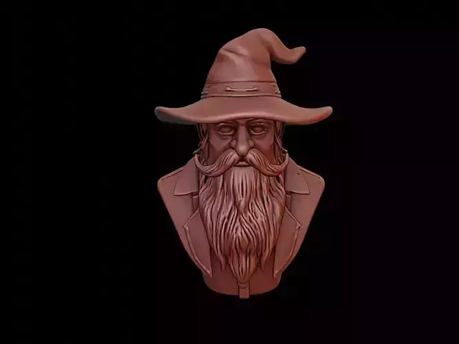 Wizard Bust