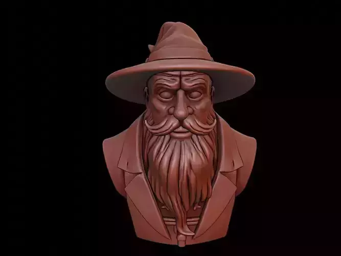 Wizard Bust
