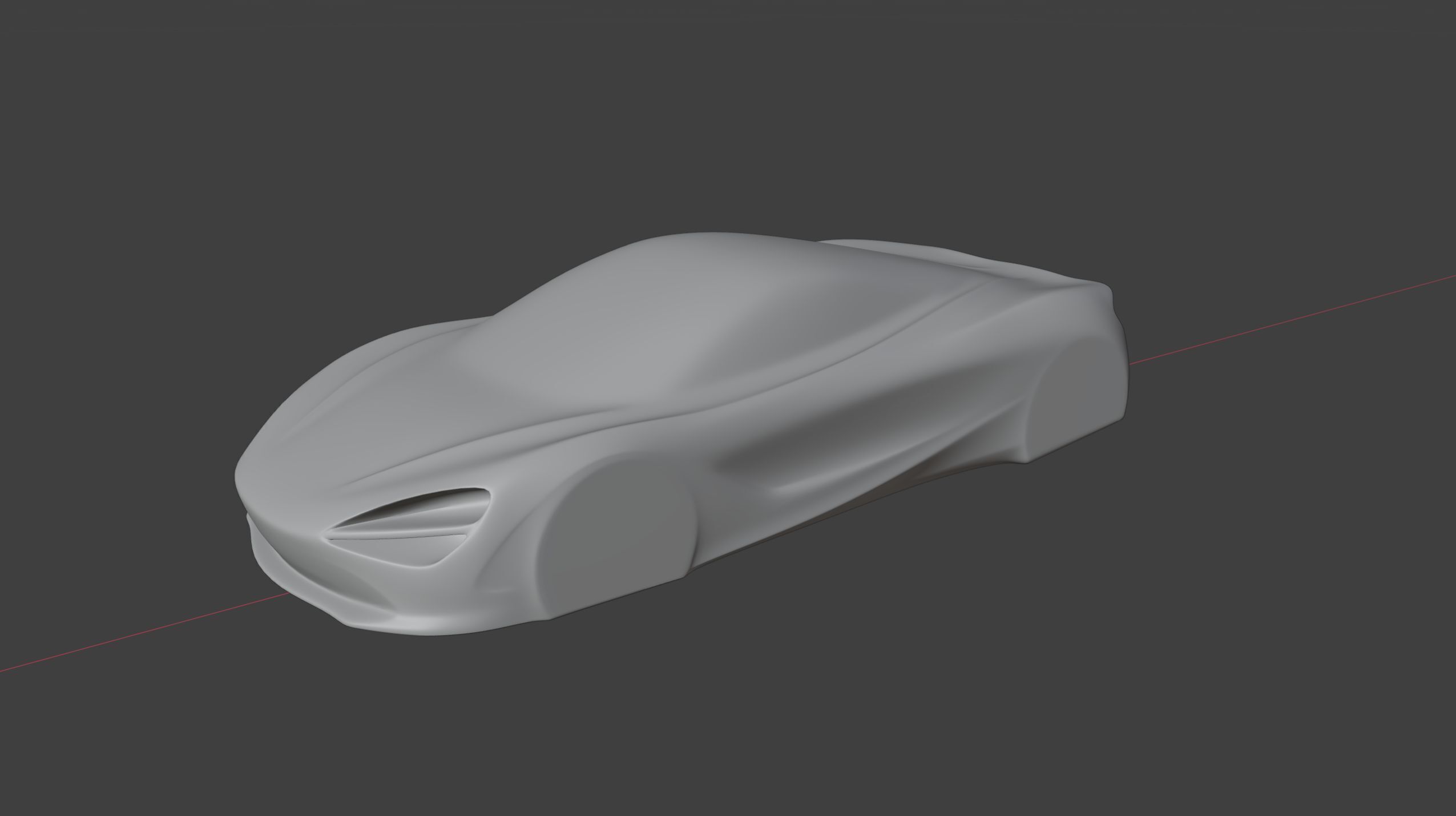 McLaren 720s Speedform Automotive Sculpture Keychain 3D print model_15