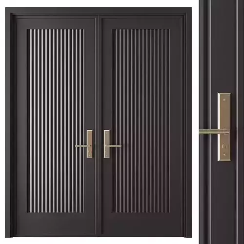 Entrance door set54 3D model