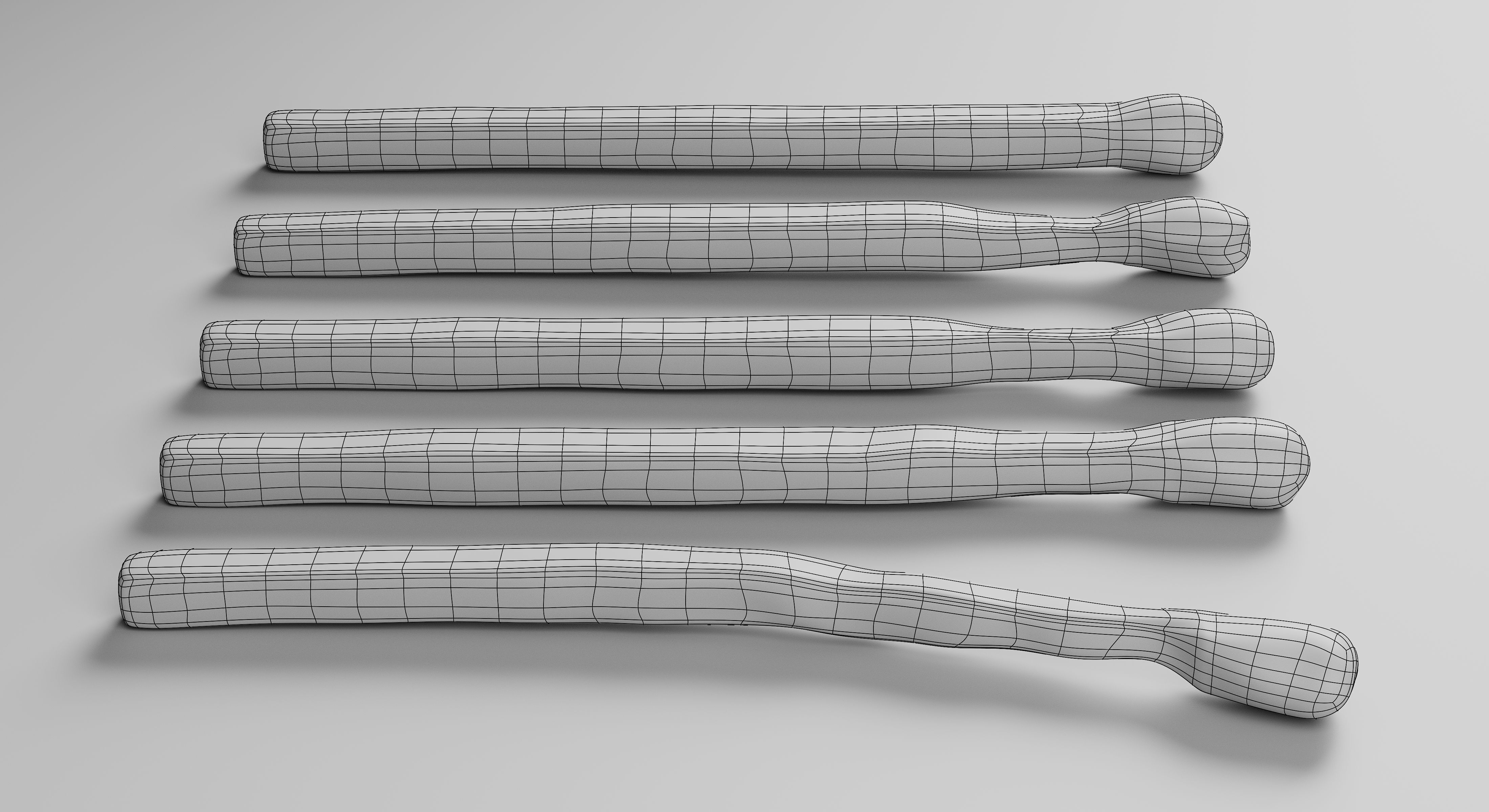 Burned Safety Matches Realistic 3D Model 3D model_14