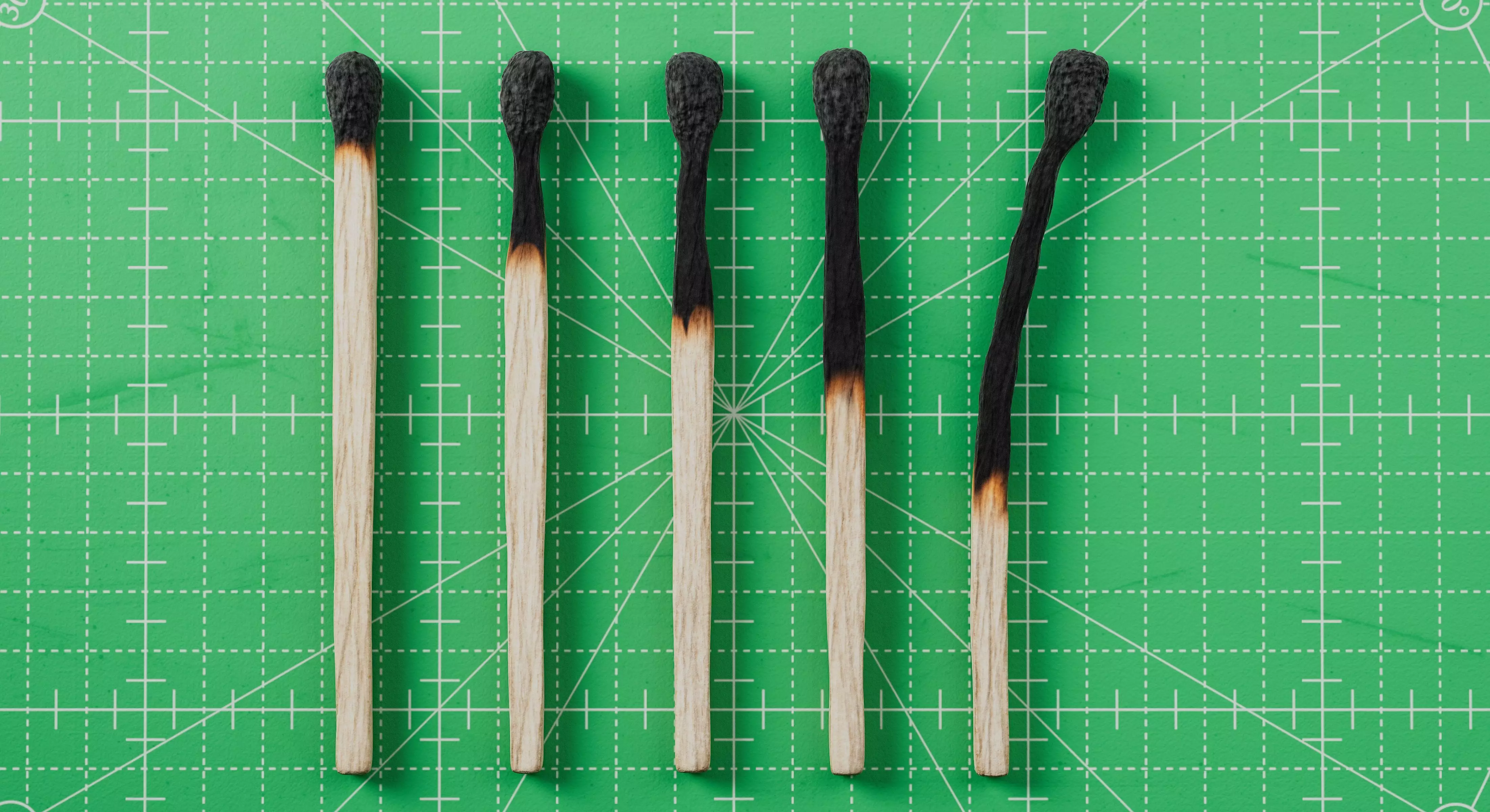 Burned Safety Matches Realistic 3D Model 3D model_0