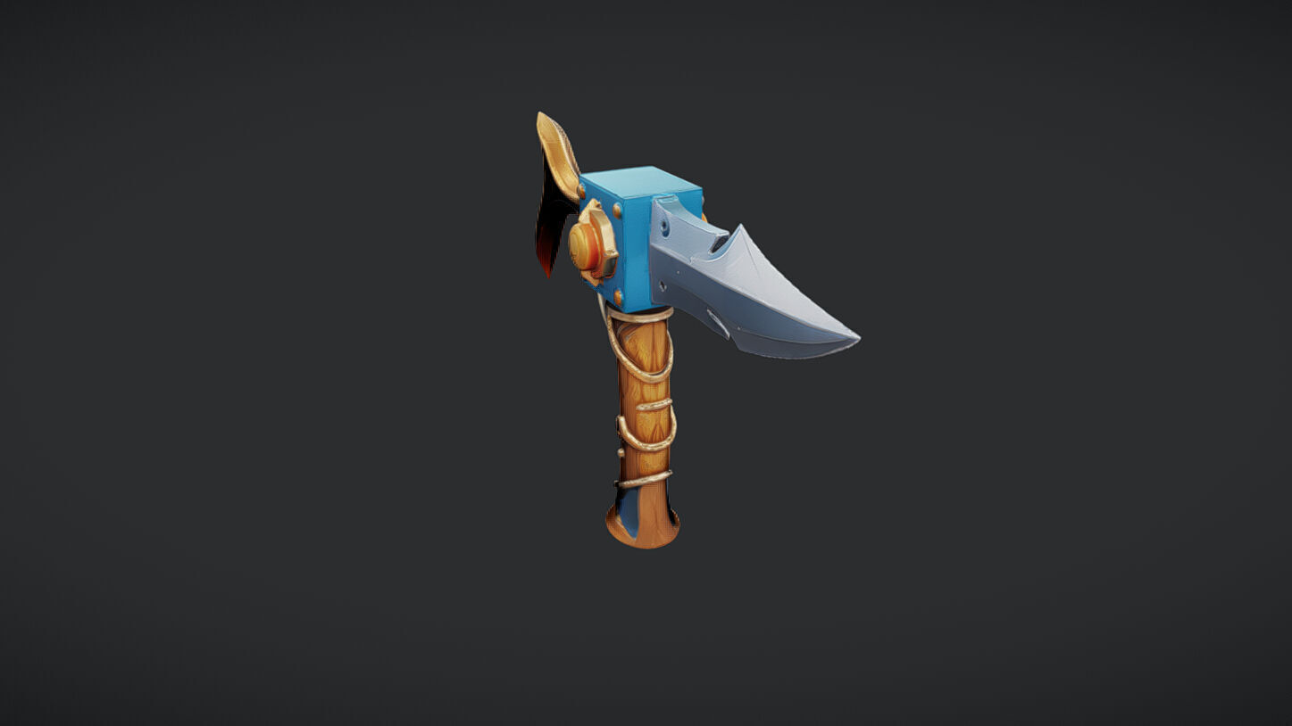 fantasy-themed decorative dagger 3D model_5