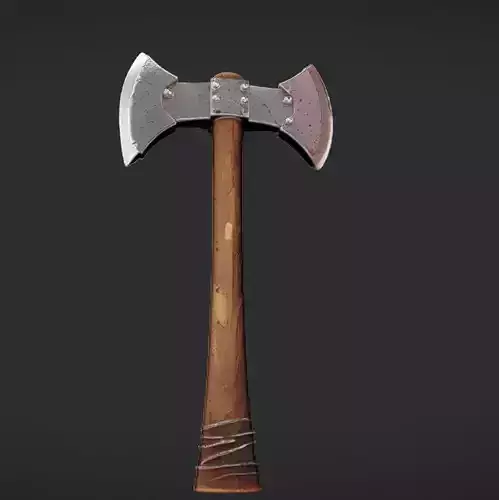 double-headed axe