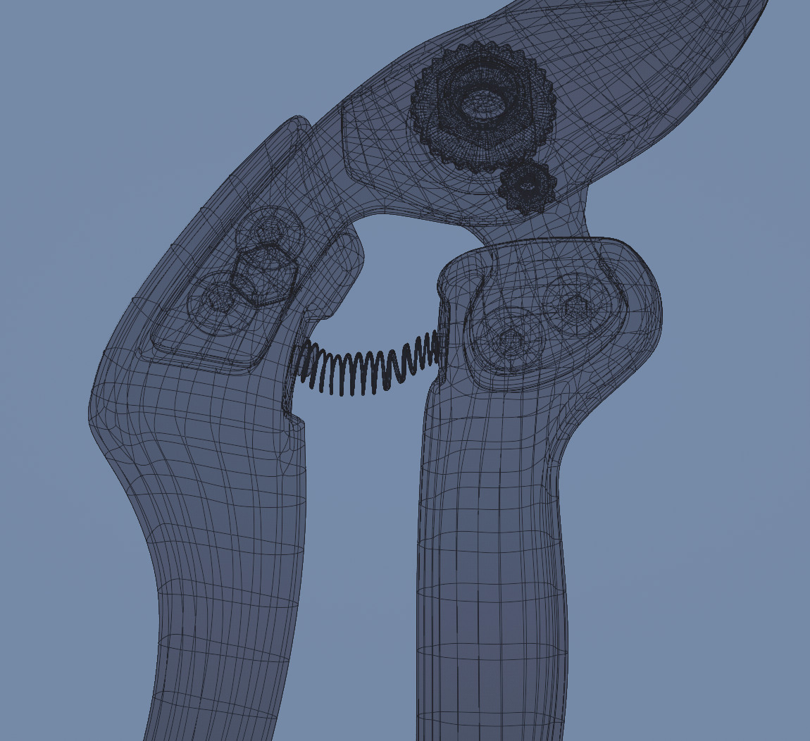 Garden Shears 3D model_5