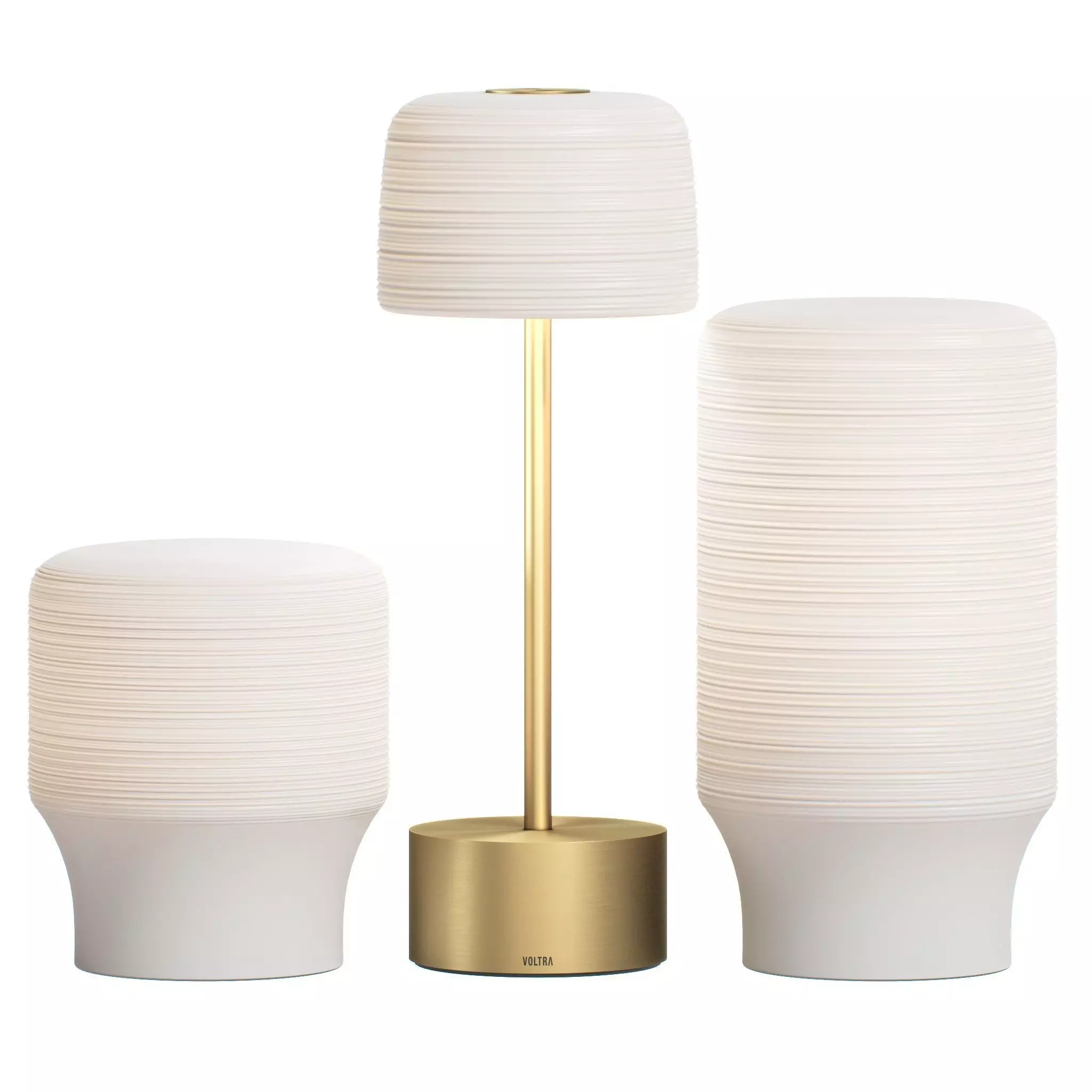 Table Lamp Voltra Hemisphere Set 3D model_0