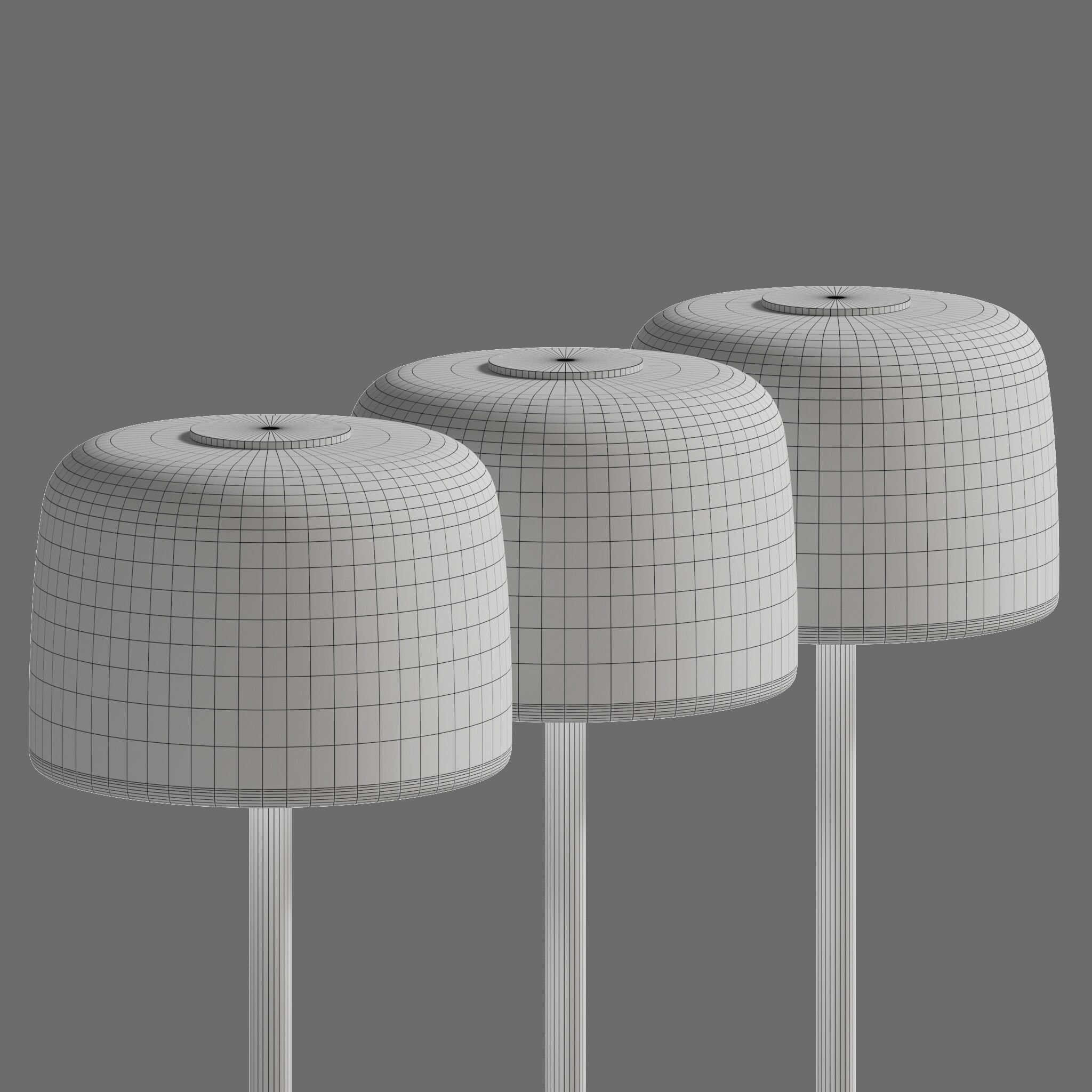 Table Lamp Voltra Hemisphere Set 3D model_7