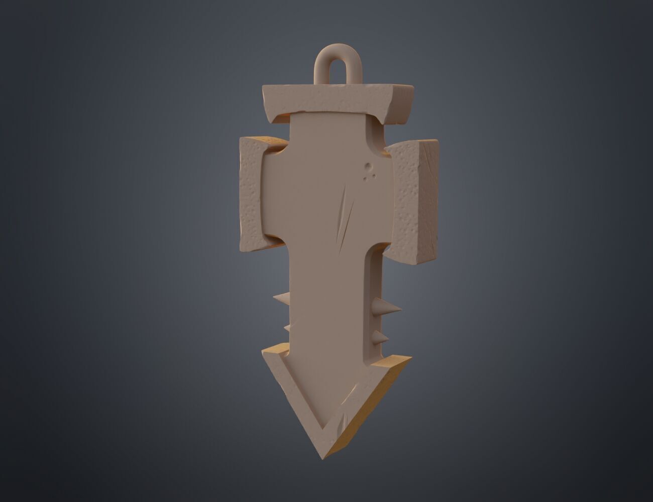 Space Marine Purity Trophy Cross Free 3D print model_6