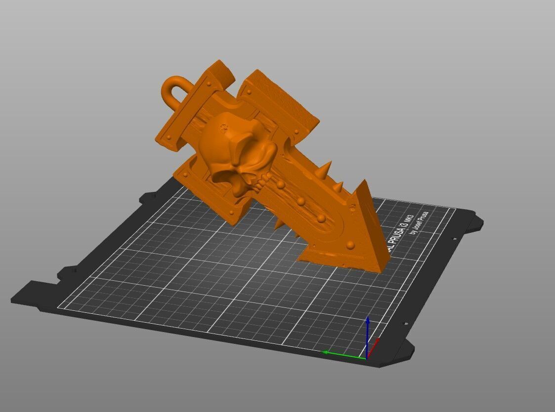 Space Marine Purity Trophy Cross Free 3D print model_3