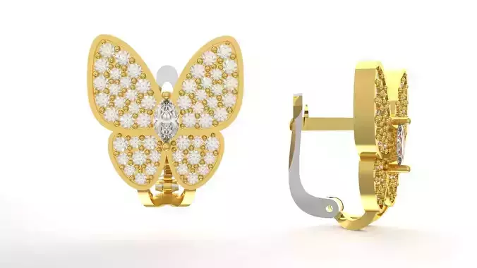 butterfly jewelry earring je0047