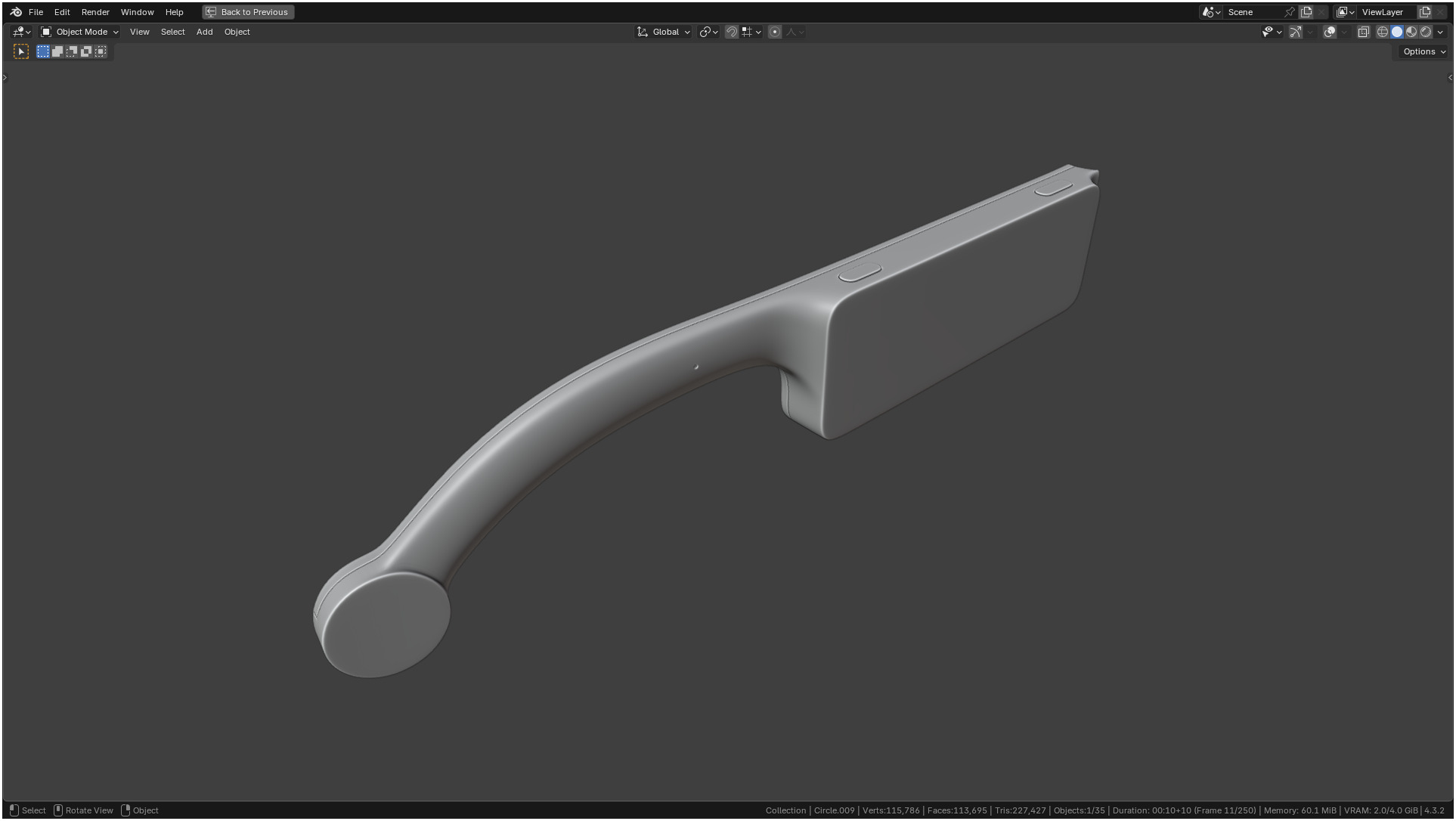Aria Gen 2 Smart Glasses 3D model_28