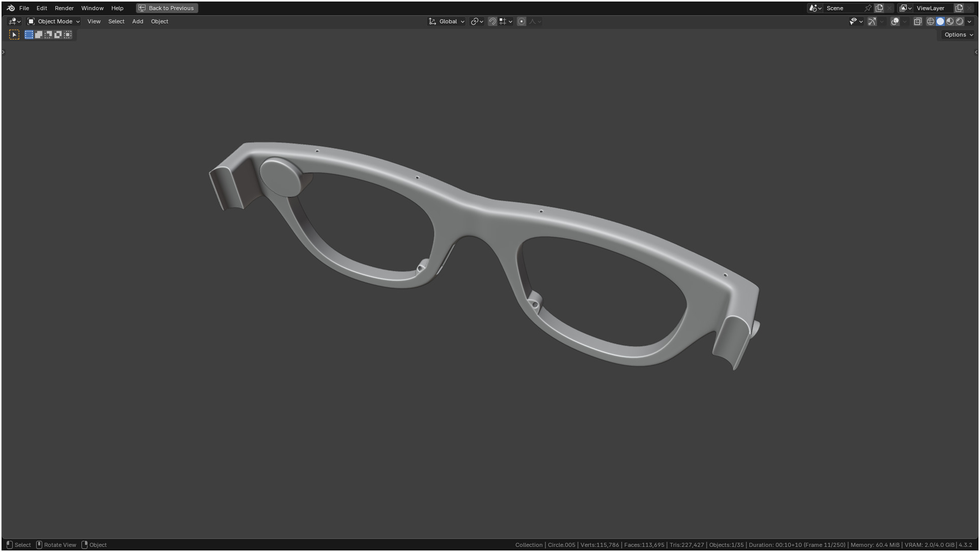 Aria Gen 2 Smart Glasses 3D model_31
