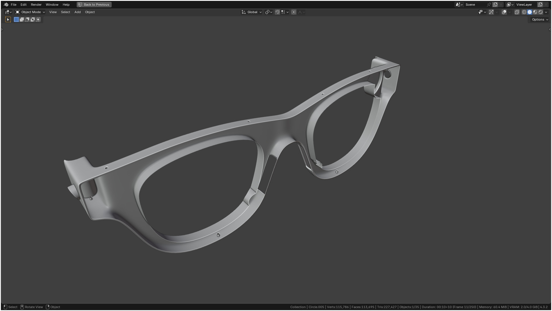 Aria Gen 2 Smart Glasses 3D model_32
