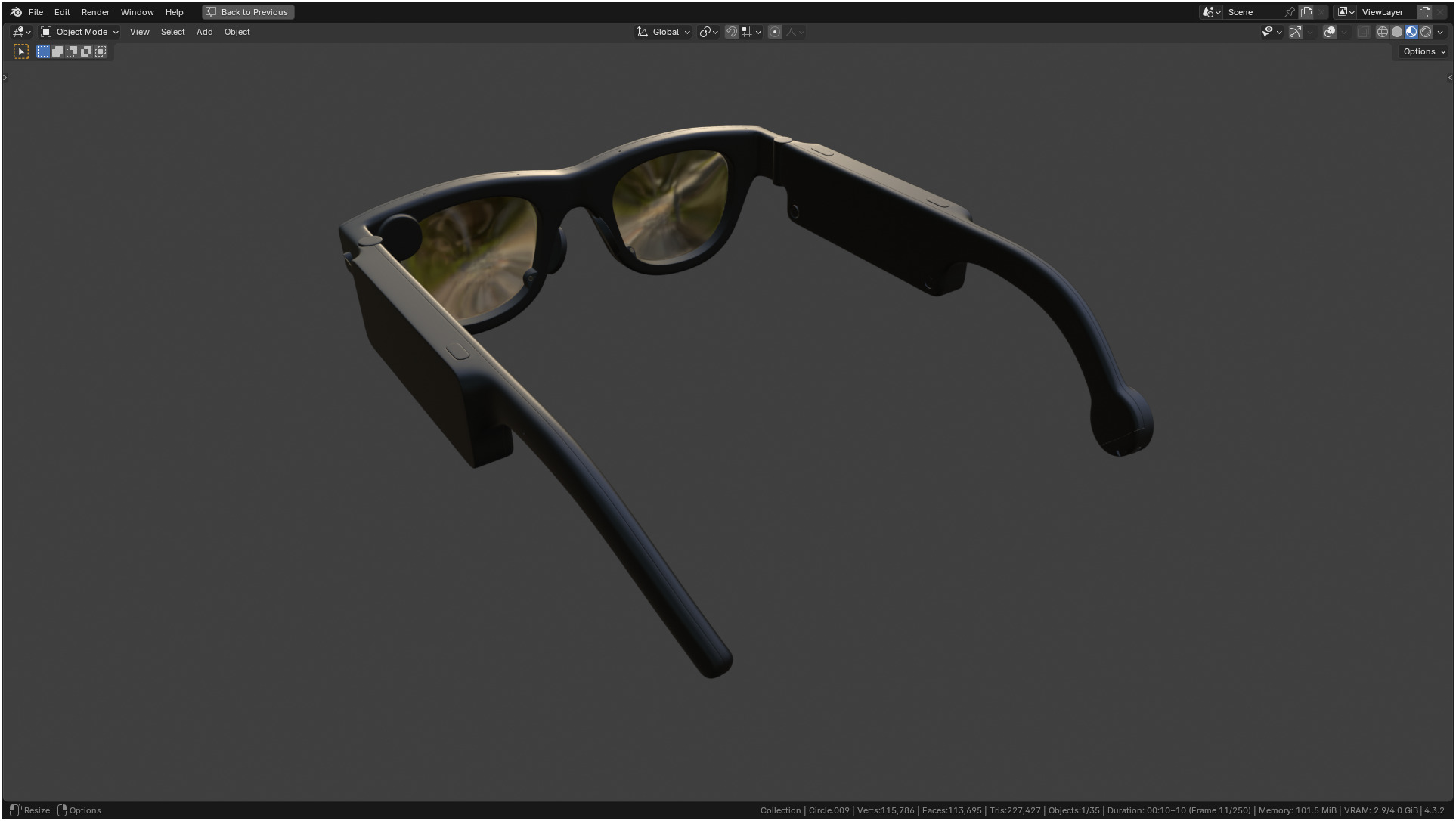 Aria Gen 2 Smart Glasses 3D model_37