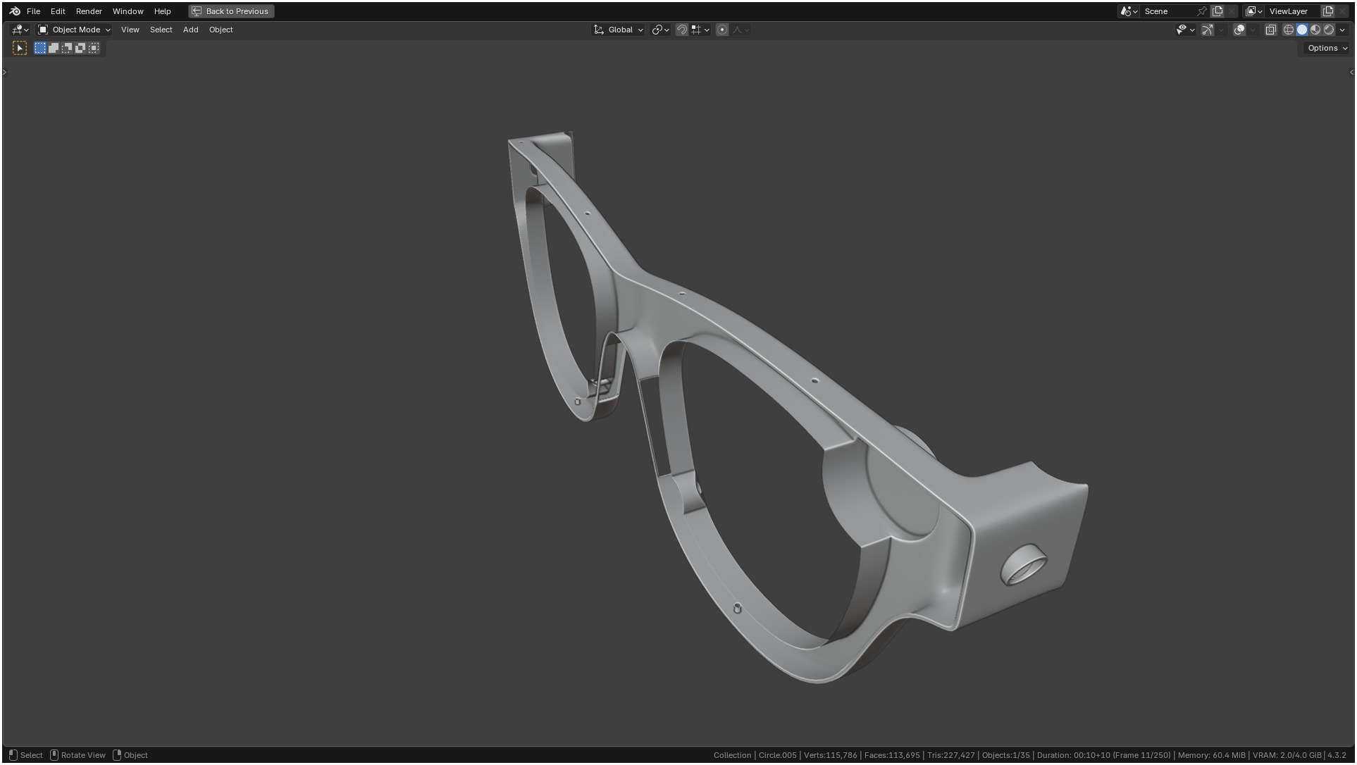 Aria Gen 2 Smart Glasses 3D model_33