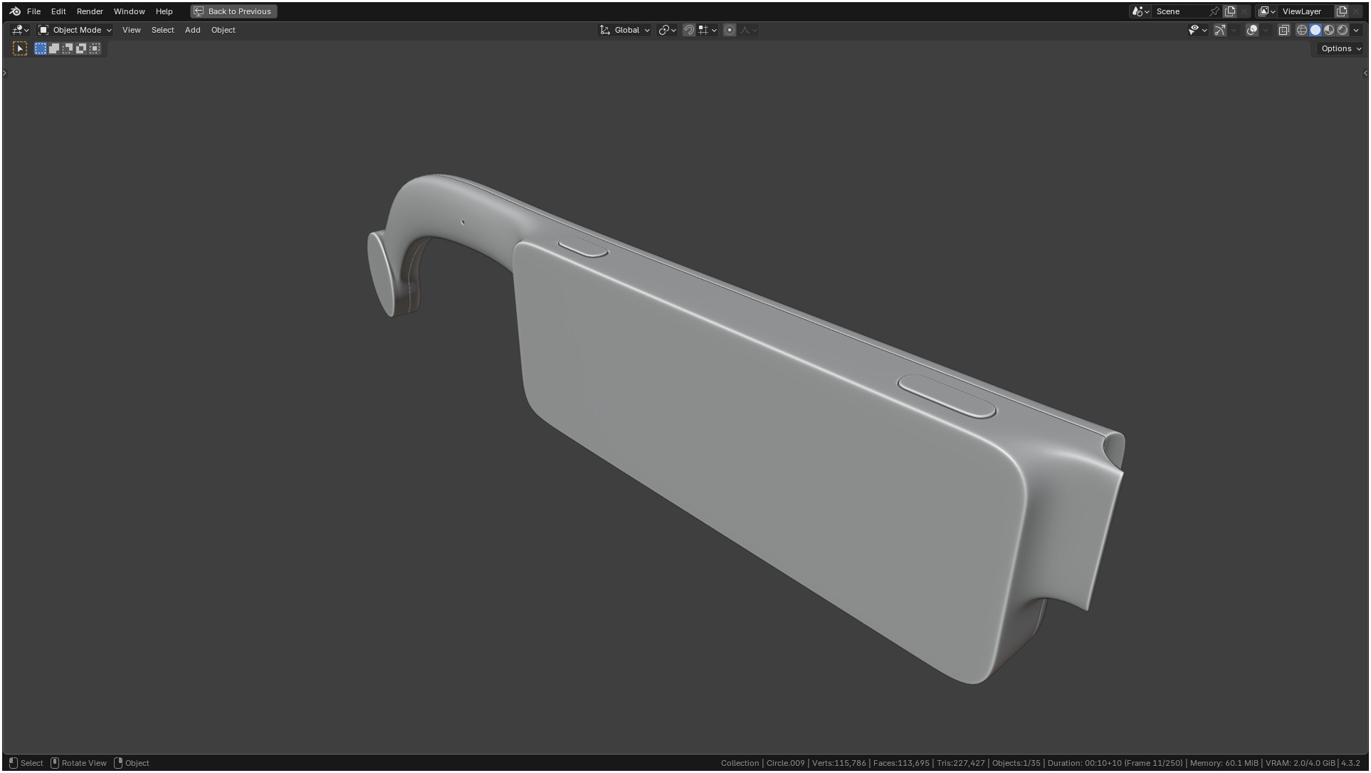 Aria Gen 2 Smart Glasses 3D model_30