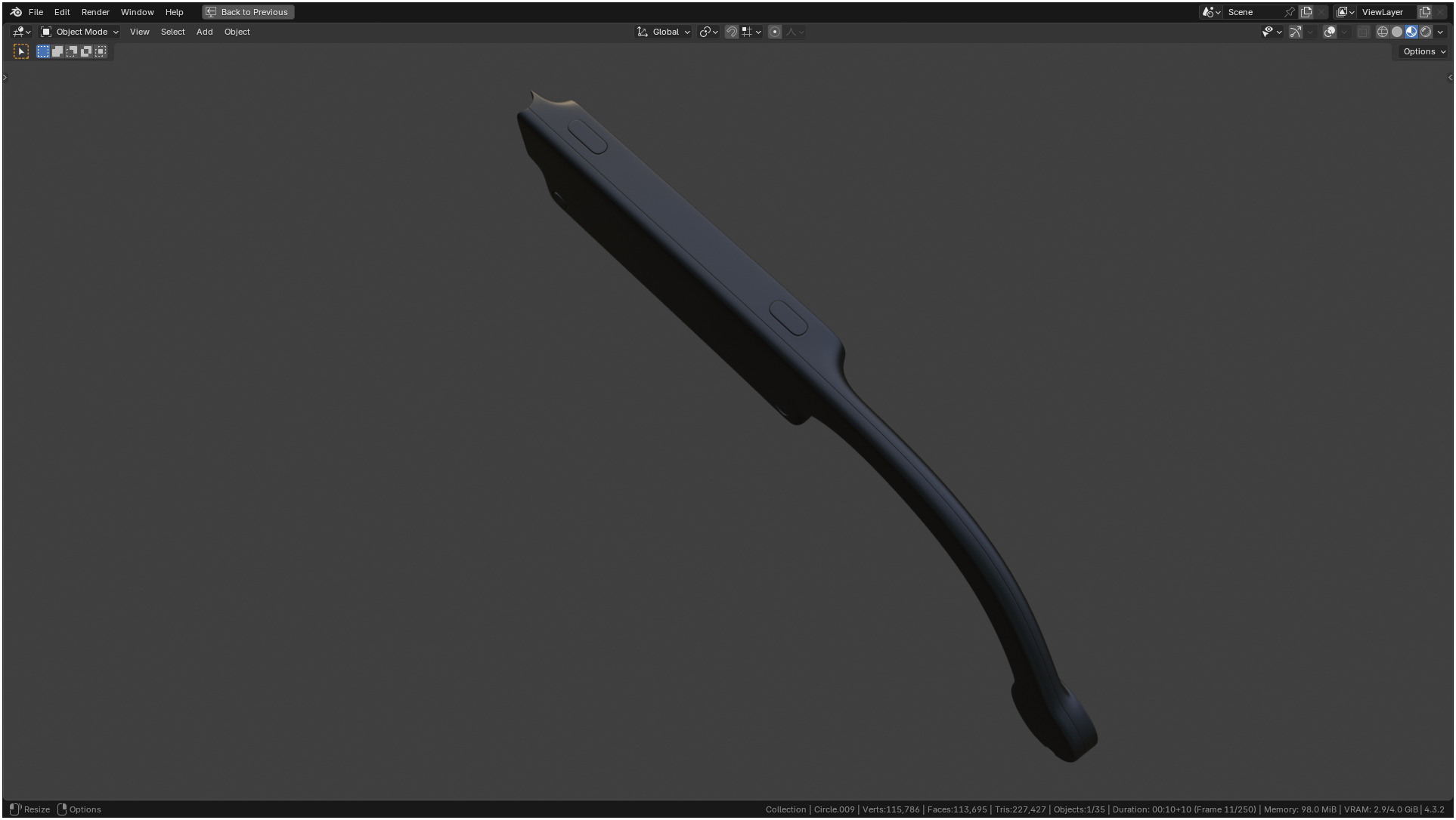 Aria Gen 2 Smart Glasses 3D model_45