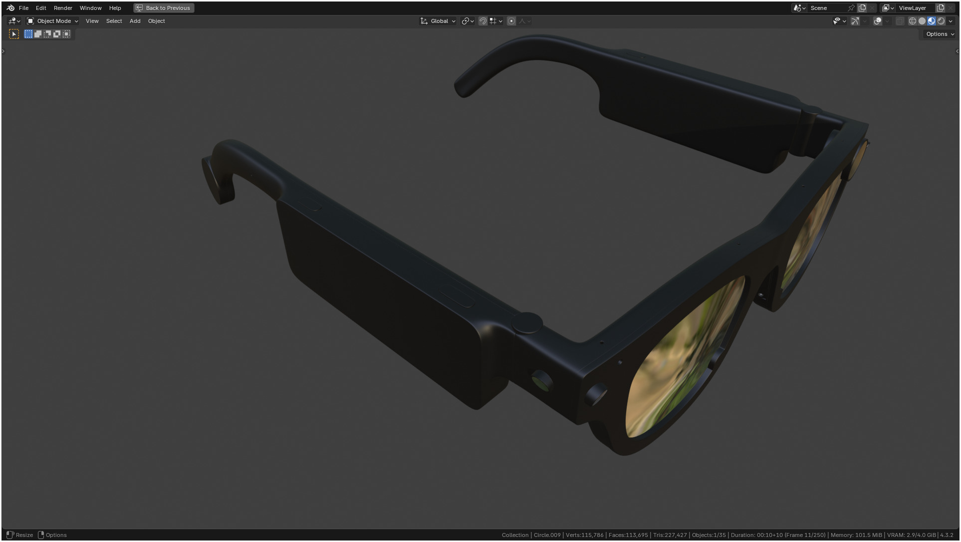 Aria Gen 2 Smart Glasses 3D model_39