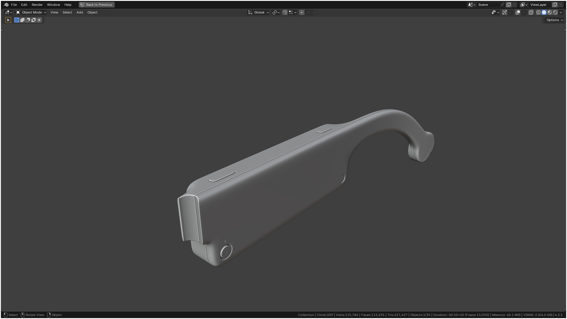 Aria Gen 2 Smart Glasses 3D model_29